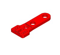Supporto piantone braccetti SOFT anodizzato rosso - Red anodized SOFT Steering arms support 